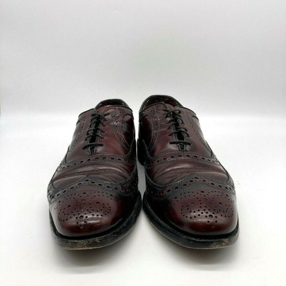 Allen Edmonds Mens Wingtip Oxford Dress Shoes - Picture 8 of 9